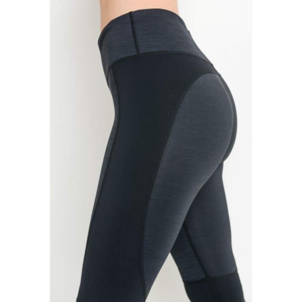 Highwaist Brushed Wraparound Full Leggings - Picture 2 of 5